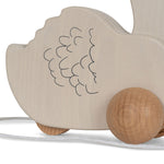 Wooden Pull Swan Holz-Nachziehspielzeug