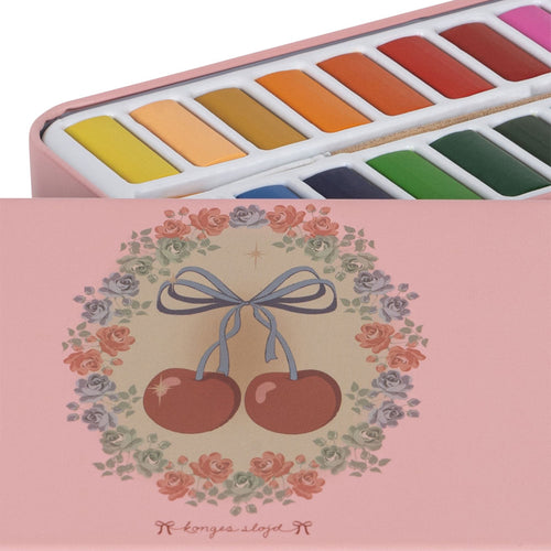 Wasserfarben Cherry Bow