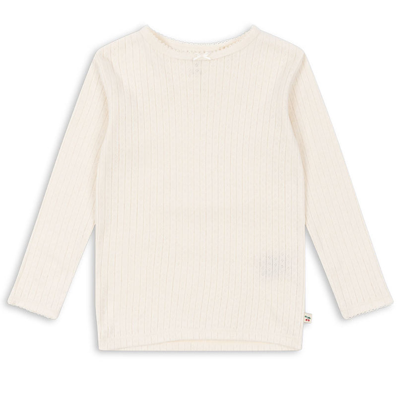 Langarmshirt Minnie Blouse Antique White