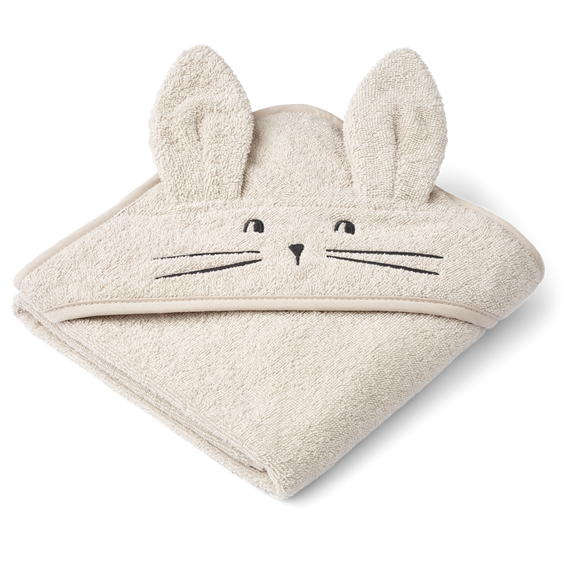 Kapuzen Baby Badetuch Albert Rabbit Towel Sandy