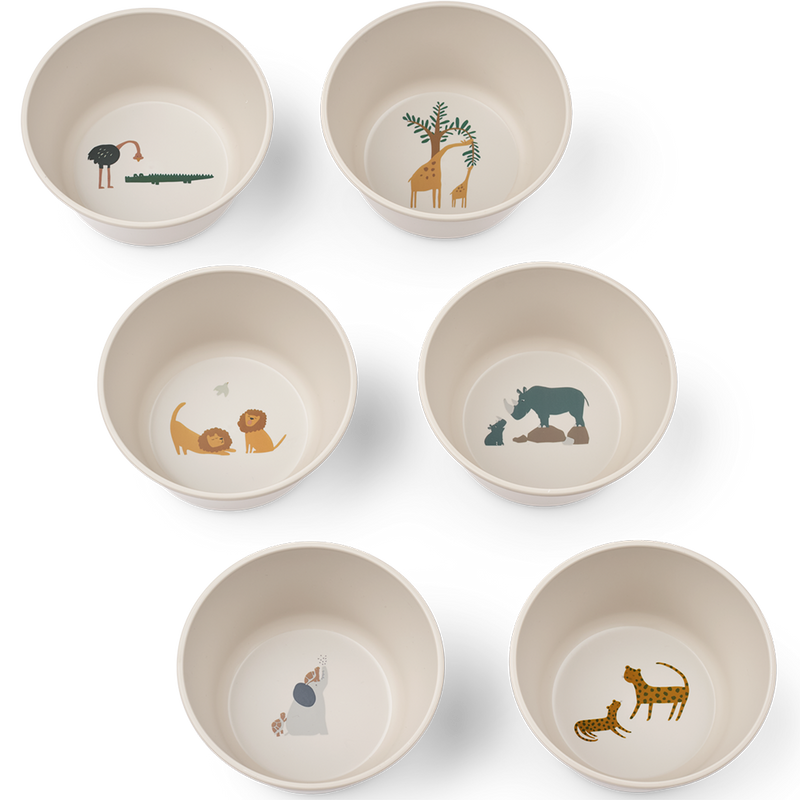 6er Pack Schüsseln Cees Bowl All Together / Sandy