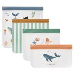 Aufbewahrungstaschen Clive Travelbag 4-Pack Sea Creature / Sandy