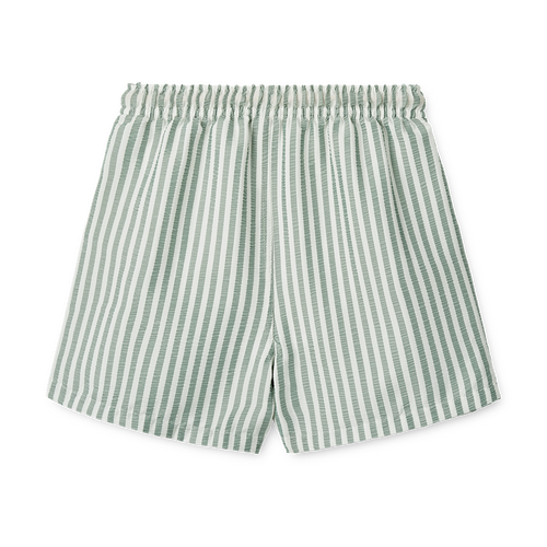Badeshorts Duke Stripe Peppermint / Crisp White LSF 40+