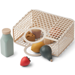 Holz Lebensmittel- und Einkaufskorb / Florin Play Food & Grocery Basket