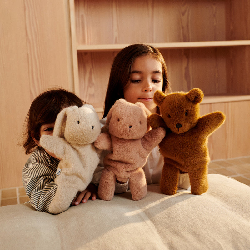 Handpuppe Honor Bear Hand Puppet Golden Caramel