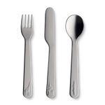 3-teiliges Besteckset Nadine Cutlery Set Animals Steel
