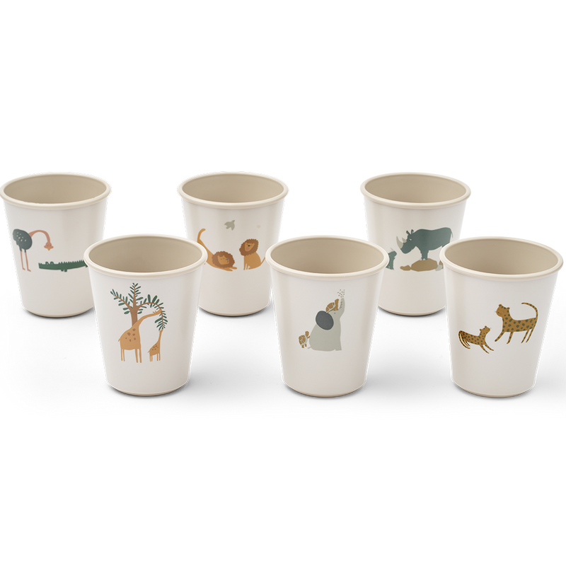 6er Pack Trinkbecher Lana Cup All Together / Sandy
