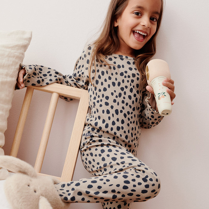 Ripp-Leggings Marien Leo Spots / Mist
