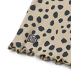 Ripp-Langarmshirt Nieve Leo Spots / Mist