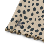 Ripp-Langarmshirt Nieve Leo Spots / Mist