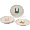 6er Pack Kinderteller Remco Plate Bunny / Sandy