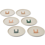 6er Pack Kinderteller Remco Plate Bunny / Sandy