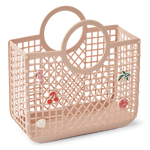 Samantha Basket with Charms Rose