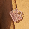 Samantha Basket with Charms Rose