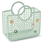 Samantha Basket with Charms Light Peppermint