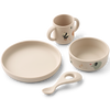 4-teiliges Geschirrset Vivi Printed Tableware Circus / Sandy