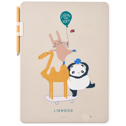 Grosses 13.5 Zoll LCD-Zeichentablett / Zora Magic Drawing Board Around the world / Sandy