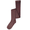 Woll-Ripp-Strumpfhose Grape Skin