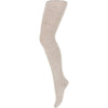 Ripp-Strumpfhose Woll-Viskose-Bambus-Mischung Lenox Beige Melange