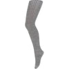 Ripp-Strumpfhose Woll-Viskose-Bambus-Mischung Lenox Grey Melange