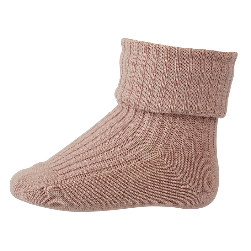 Ripp-Socken aus Baumwolle Wood Rose