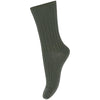 Ripp-Socken aus Wolle Quinn Dusty Ivy