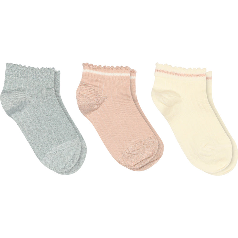 3-Pack Baumwoll-Socken Petra Grey Mist Multi