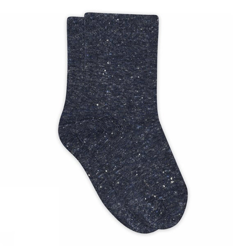 Viskose-Baumwoll-Seiden Socken Meili Dark Denim Melange
