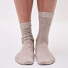 mpWoman Feinripp-Socken Betty Beige Melange