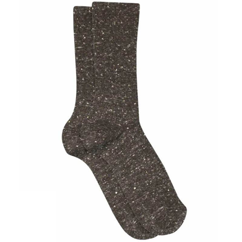 mpWoman Feinripp-Socken Betty Grey Melange