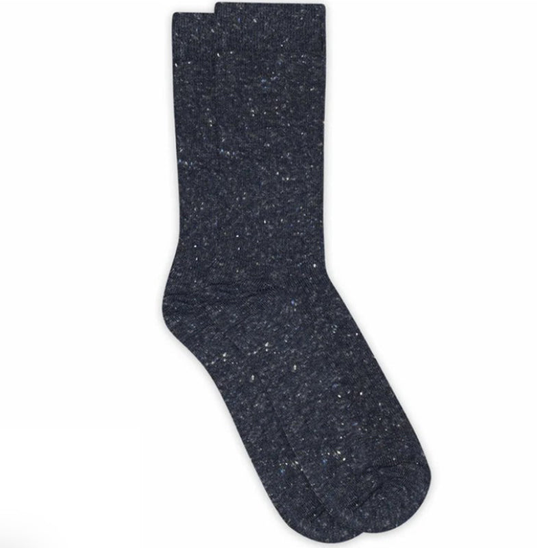 mpWoman Feinripp-Socken Betty Dark Denim Melange