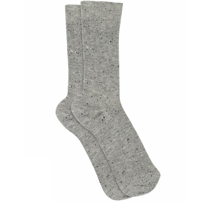 mpWoman Feinripp-Socken Betty Grey Melange