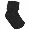 Baby Woll-Ripp-Socken Dark Grey Melange