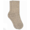 Woll-/Baumwoll-Ripp-Socken Neo Light Brown Melange
