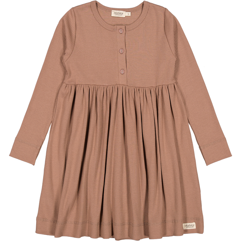 Ripp-Kleid Dima Powder Taupe