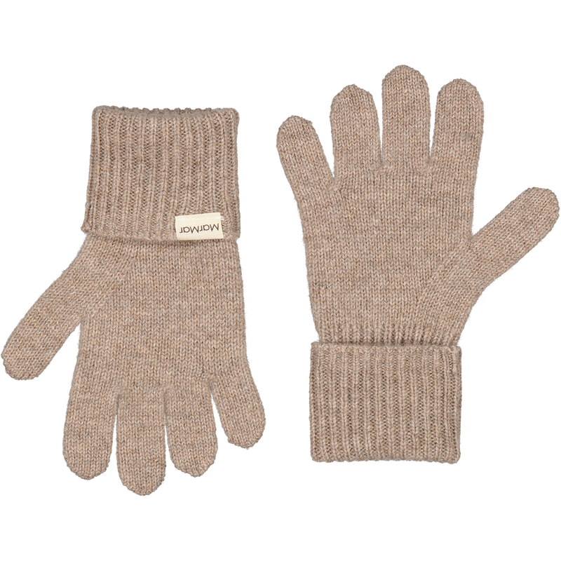 Cashmere Handschuhe Aske Long Linseed Melange