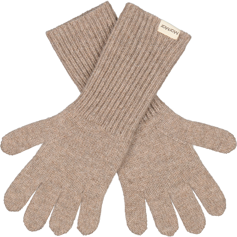 Cashmere Handschuhe Aske Long Linseed Melange