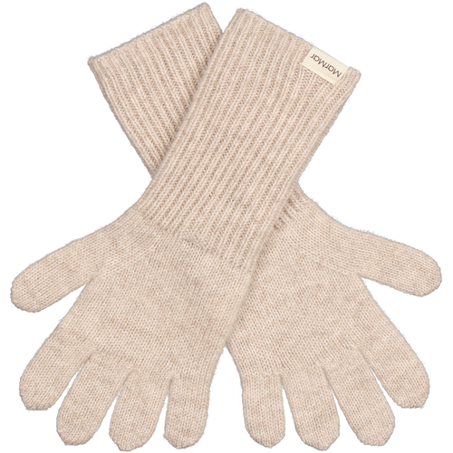 Cashmere Handschuhe Aske Long Sand Melange
