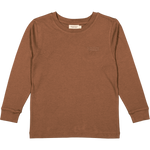 Langarmshirt Ted Modal Fine Dark Fudge