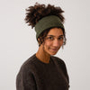 Kids & Adult Woll-Strinband Knitted Headband Loden Green
