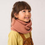 Kids & Adult Woll-Schlauchschal Loop Antique Rose