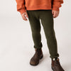 Ripp-Strick-Leggings Loden Green