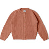 Strickjacke Round Neck Cardigan Antique Rose