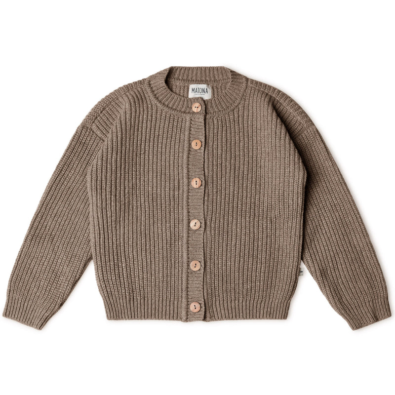 Strickjacke Round Neck Cardigan Hare