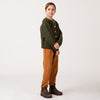Strickjacke Round Neck Cardigan Loden Green