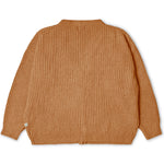 Adult Strickjacke Knit Cardigan Ochre