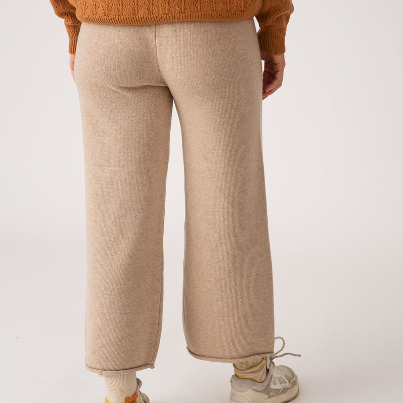 Adult Strickhose Knit Pants Limestone