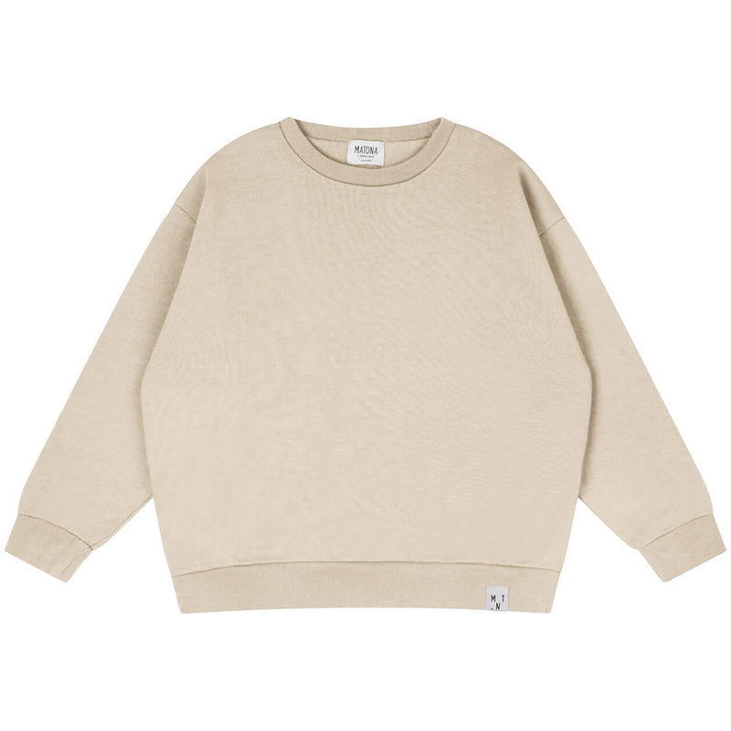 Sweatshirt Crewneck Oyster Grey