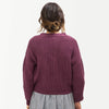 Adult V-Neck Cardigan Berry