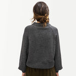 Adult Raglan Strickpullover Graphite